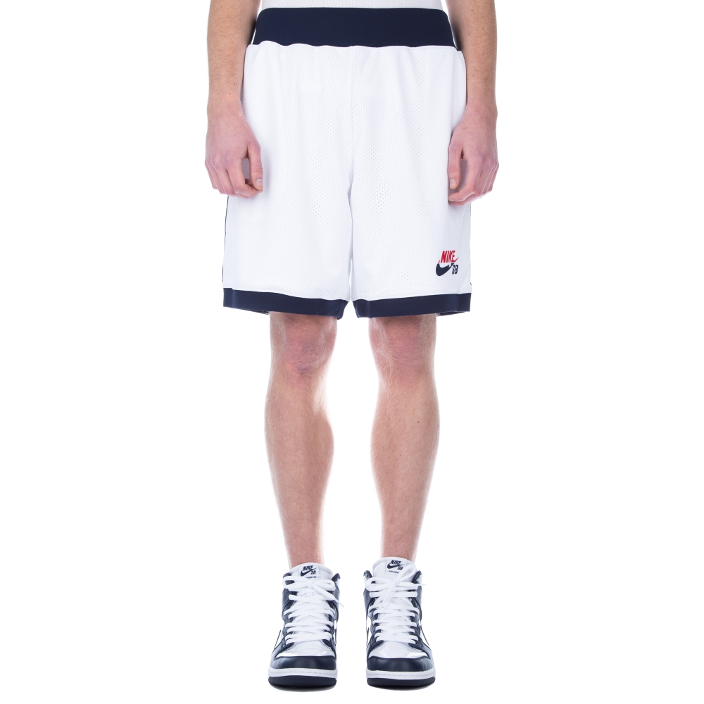 Nike SB Shorts (White/Obsidian/University Red)