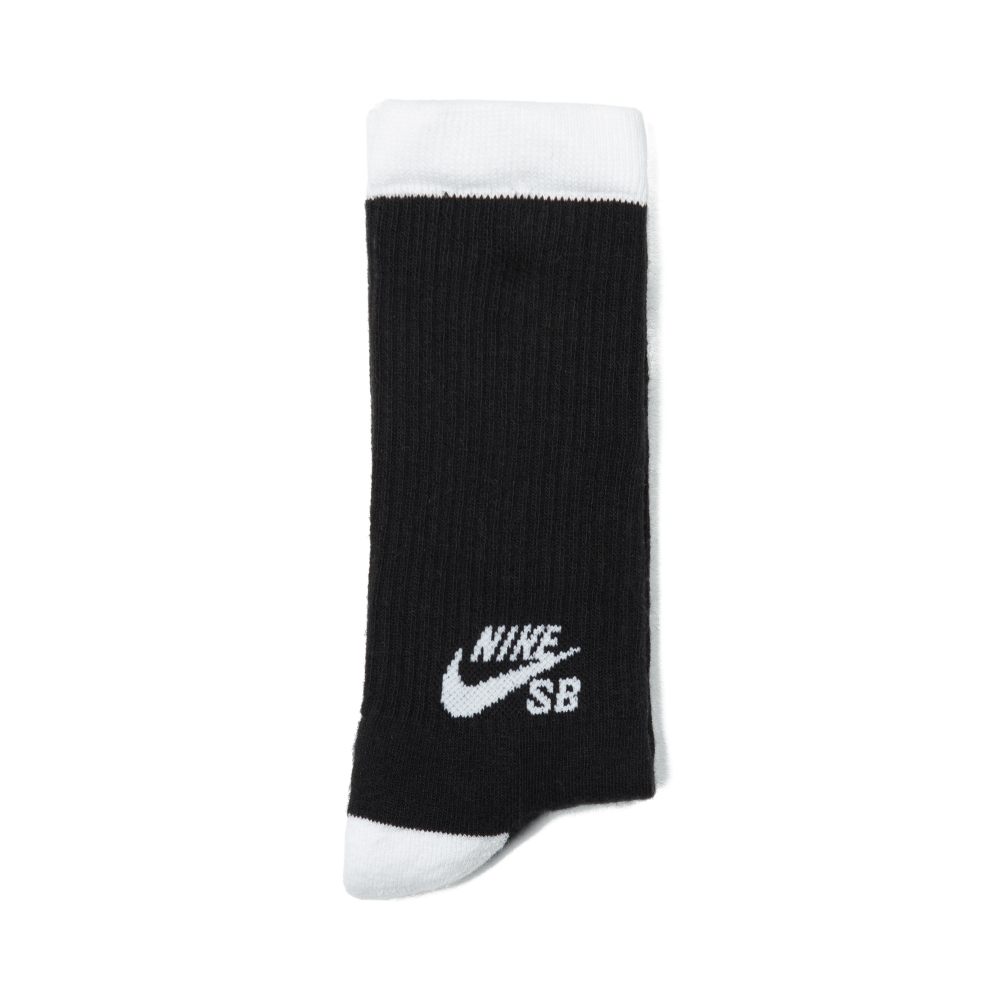 Nike SB Skateboarding Crew Socks Triple Pack (Black/White)