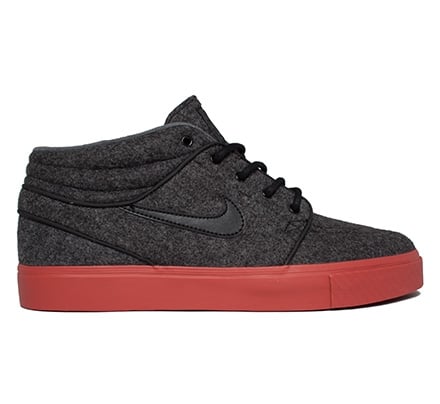 Nike SB Stefan Janoski Mid BM (Black/Black-Terra Cotta)