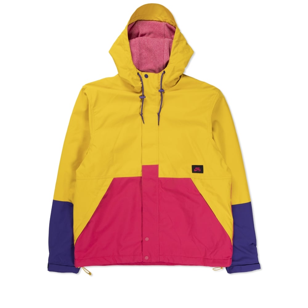 Nike SB Storm-FIT Skate Jacket (Dark Sulfur/Rush Pink/Court Purple)