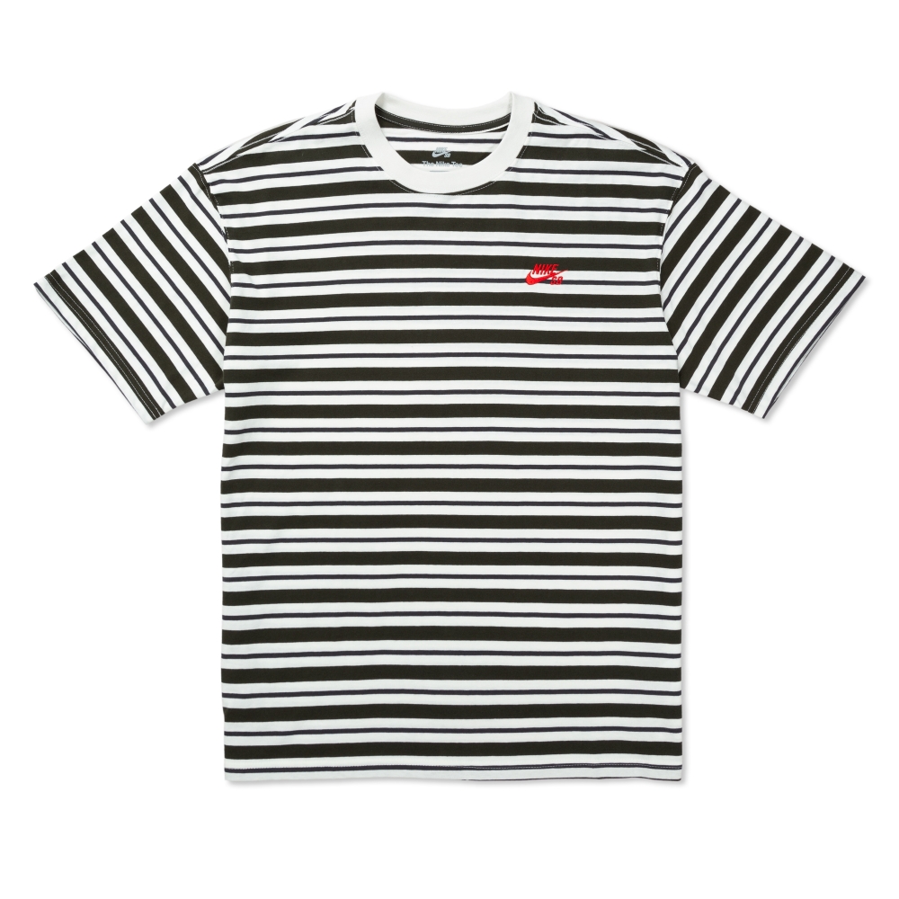 Nike SB Striped Skate T-Shirt (Sail/Dk Smoke Grey/Sequoia) - DQ1862-134 ...