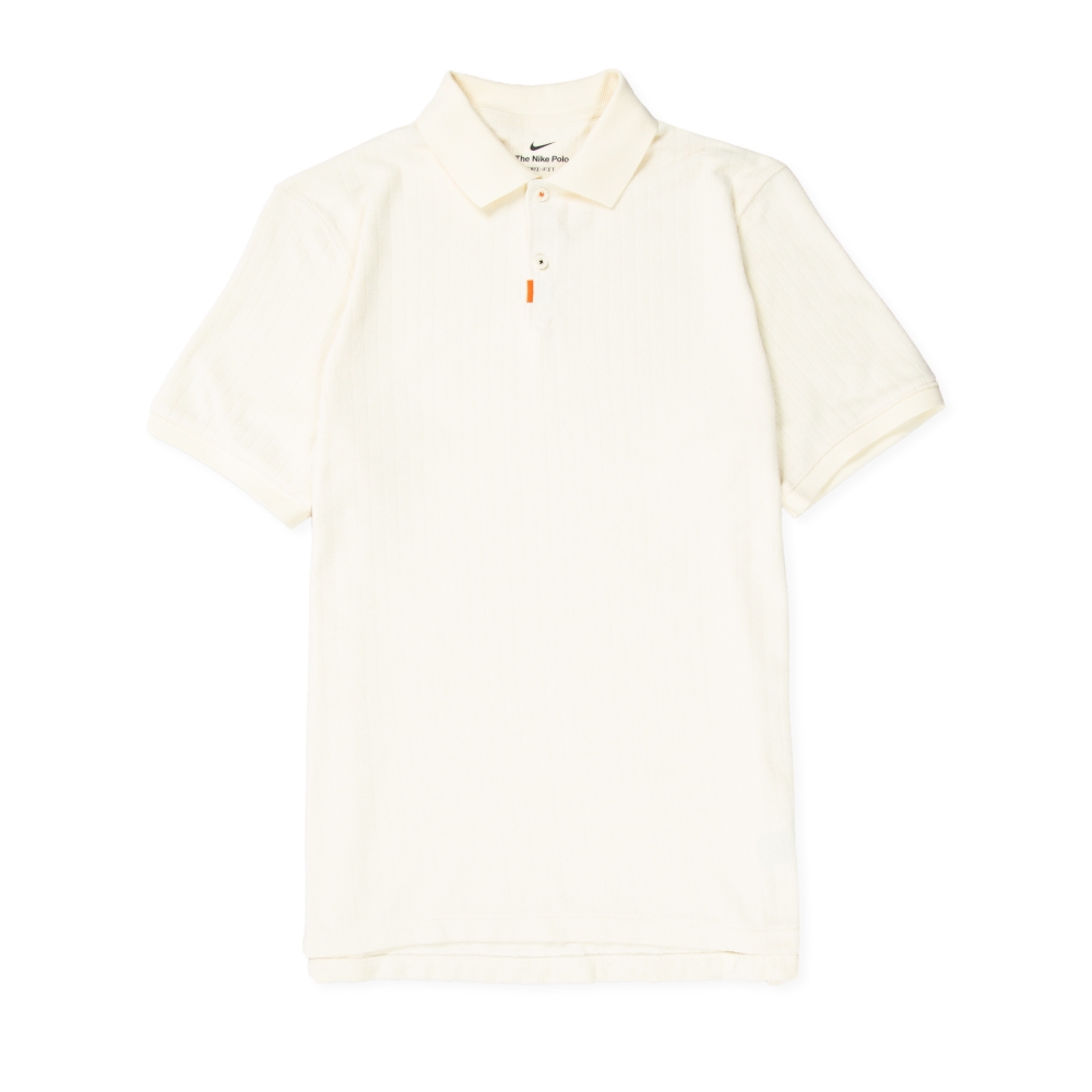 Nike SB Terry Cloth Polo Shirt 'Orange Label Collection' (Coconut Milk/White)