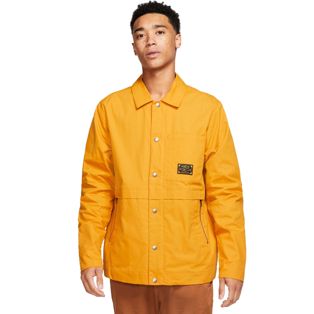 Nike SB x Leo Baker Jacket "Orange Label Collection" (Pollen Rise/Night Maroon)