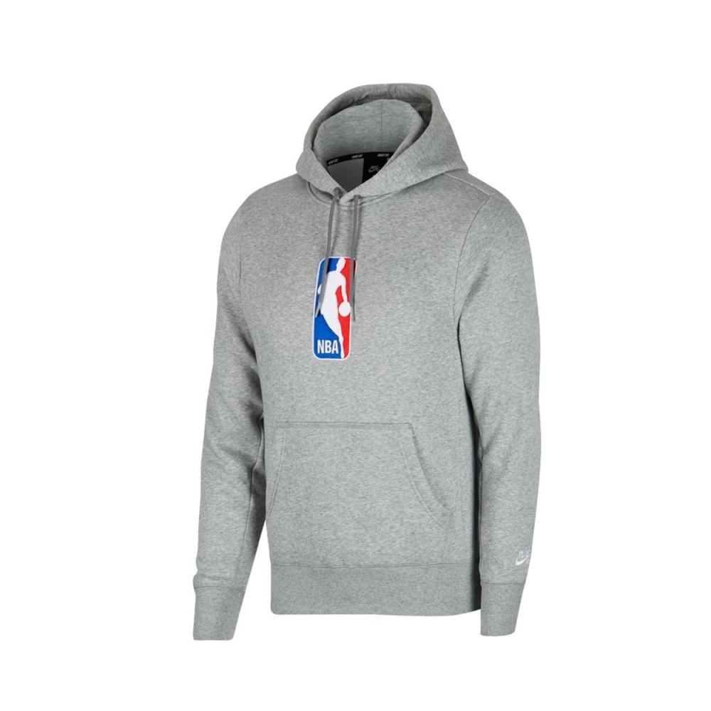 Nike SB x NBA Icon Pullover Hooded Sweatshirt (Dark Grey Heather/White)