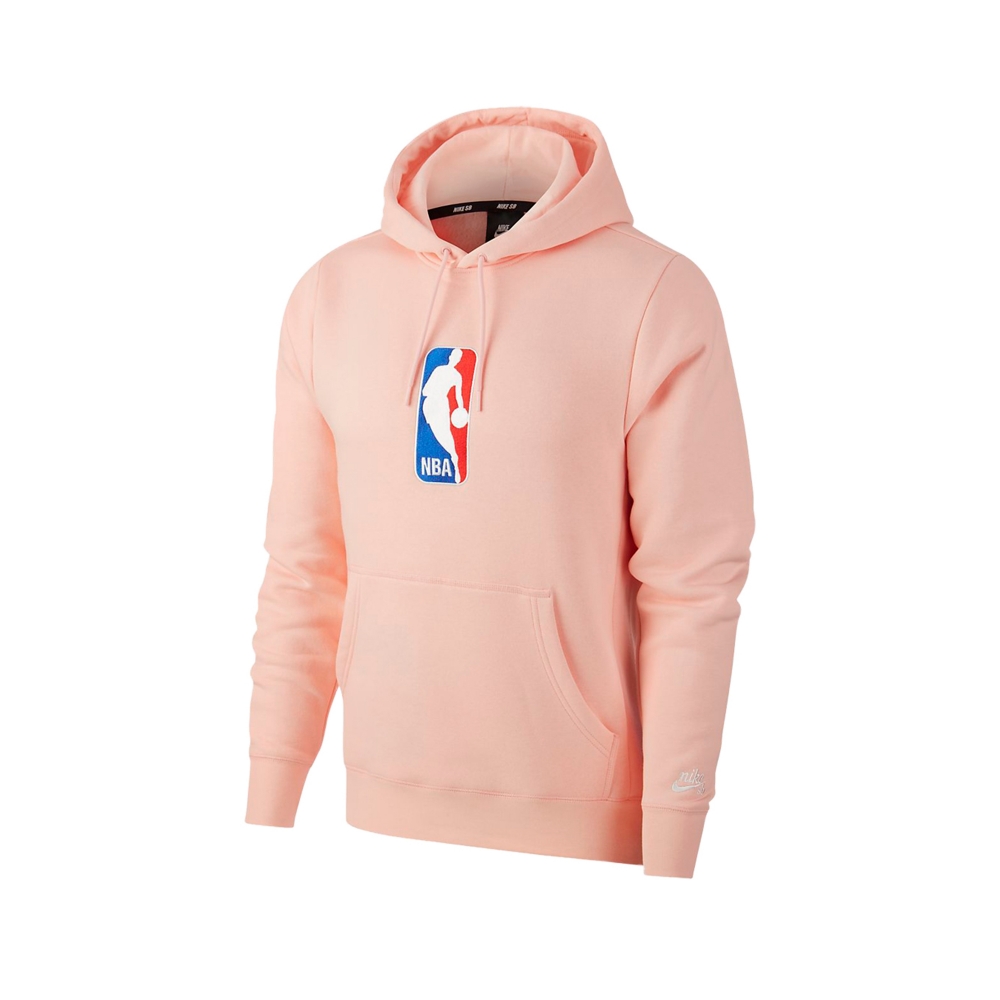 Nike SB x NBA Icon Pullover Hooded Sweatshirt (Storm Pink/White)