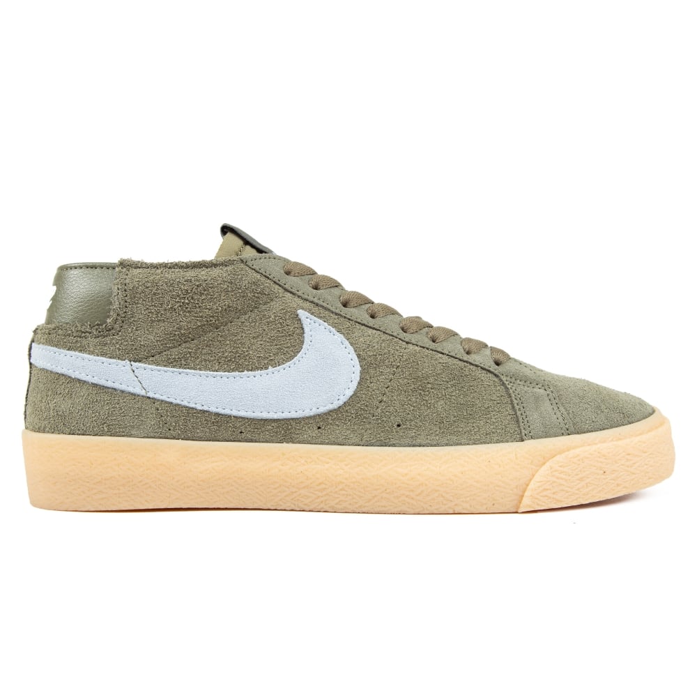 Nike SB Zoom Blazer Chukka (Medium Olive/Light Armory Blue)