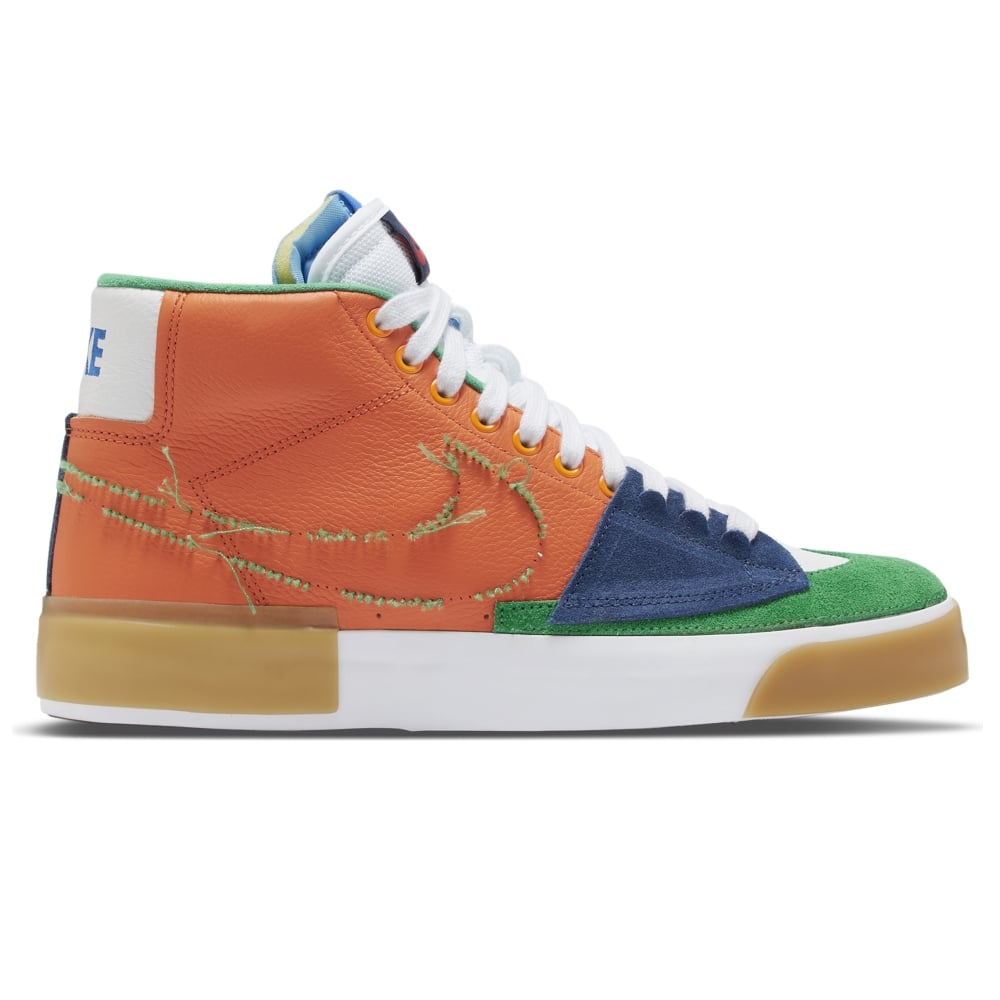 Nike SB Zoom Blazer Mid Edge (Safety Orange/Lucky Green)