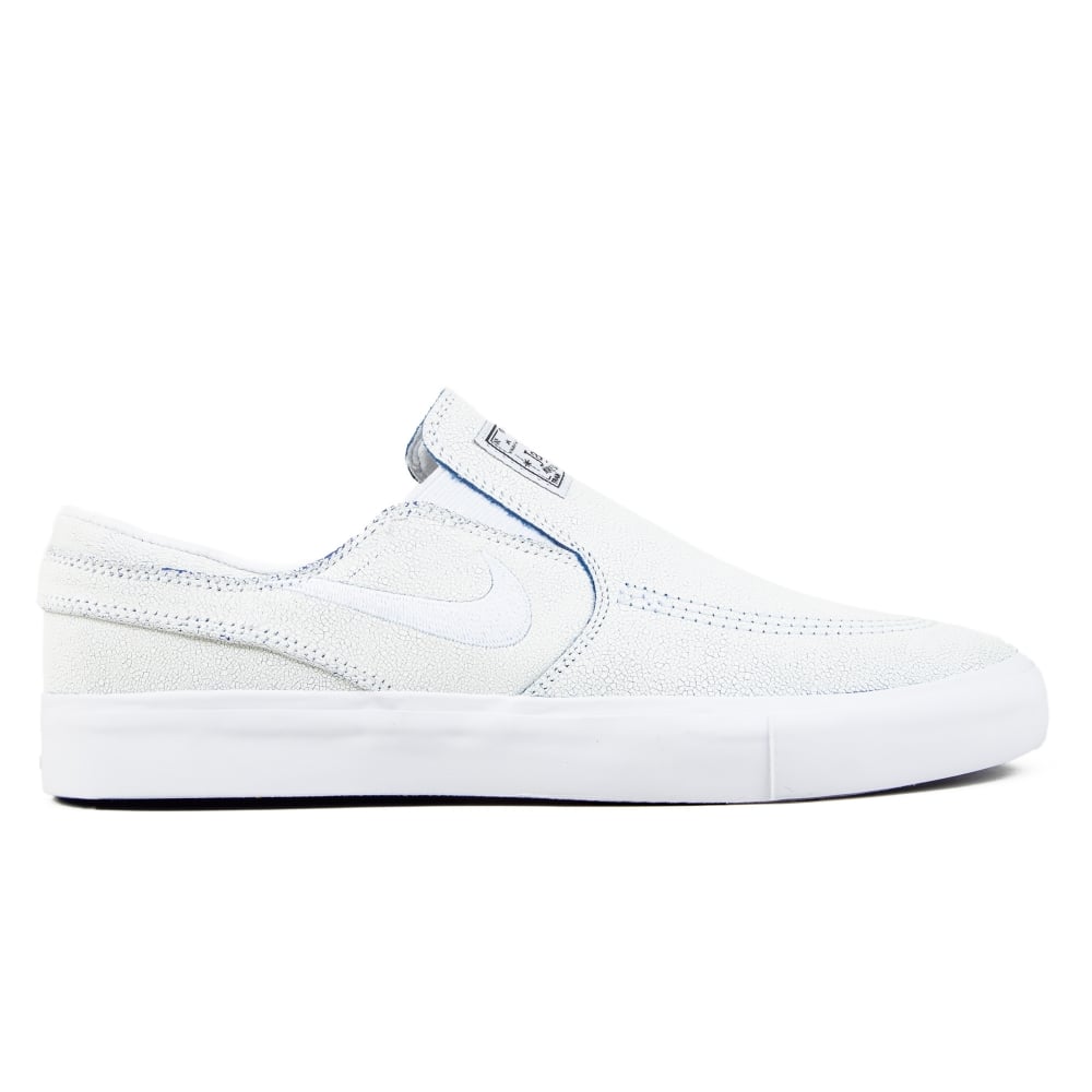 Nike SB Zoom Stefan Janoski Slip RM Premium 'Porcelain Pack' (White/White-Game Royal)