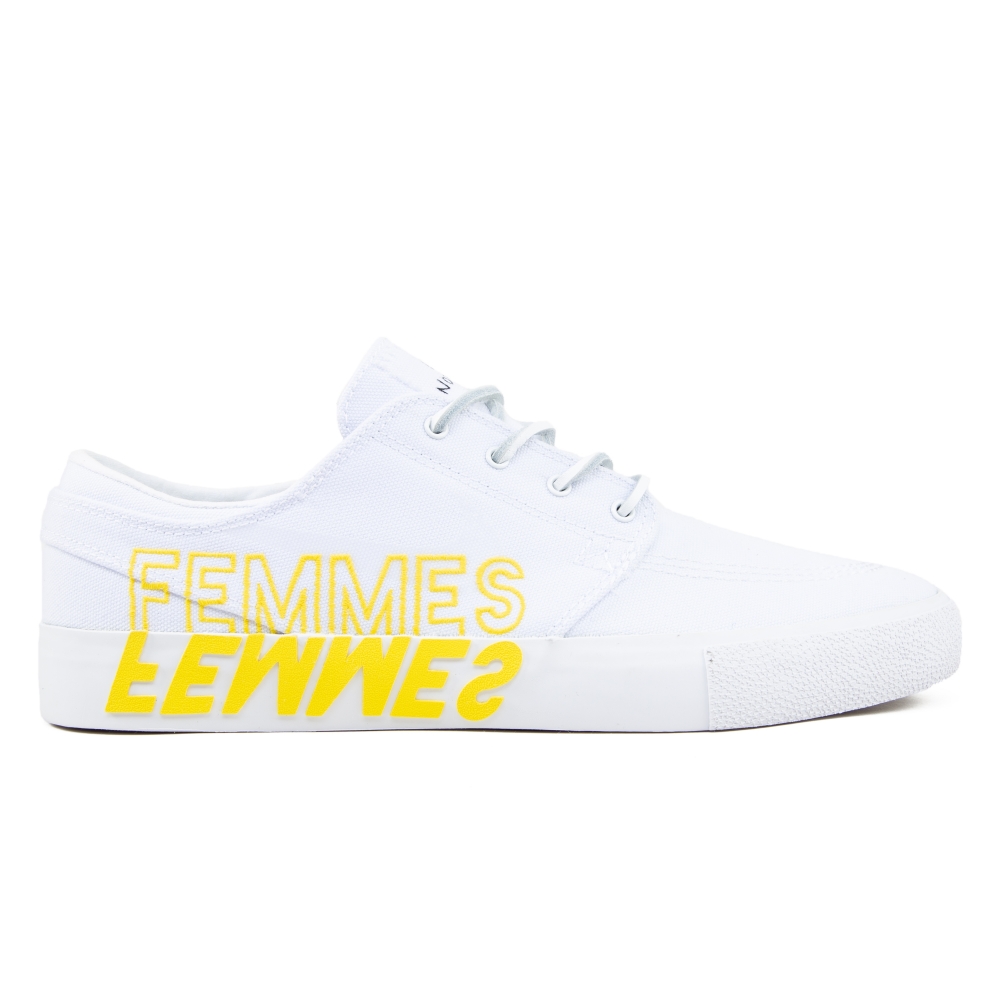 Nike SB Zoom Stefan Janoski RM 'Violent Femmes' QS (White/Clear White-Tour Yellow)