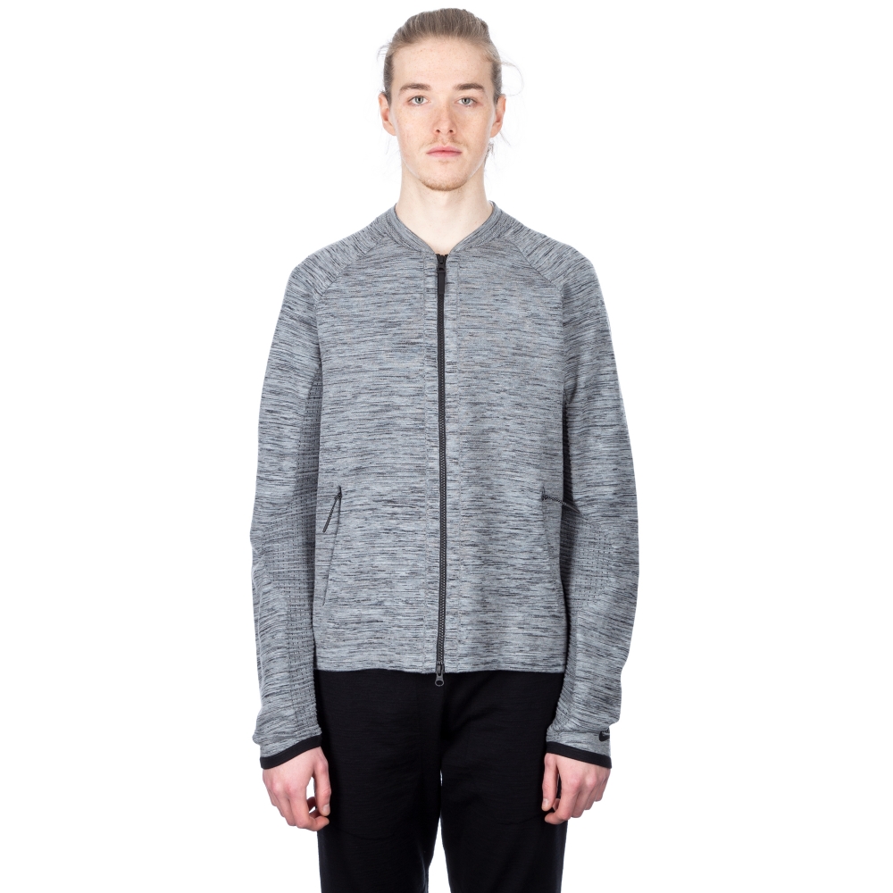 Nike Tech Knit Jacket (Carbon Heather/Black/Cool Grey/Black)
