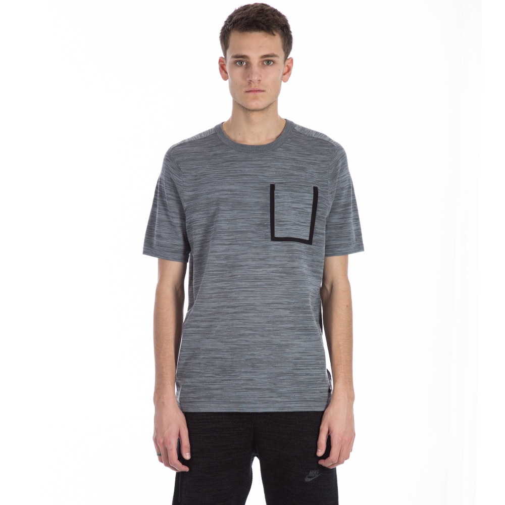 Nike Tech Knit Pocket T-shirt (Cool Grey/Dark Grey/Black)