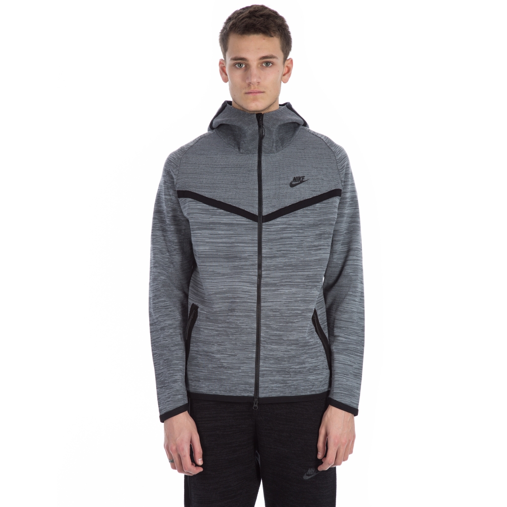 Nike Tech Knit Windrunner Jacket (Cool Grey/Dark Grey/Black)