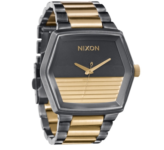 Nixon The Mayor Watch (Gunmetal/Gold)
