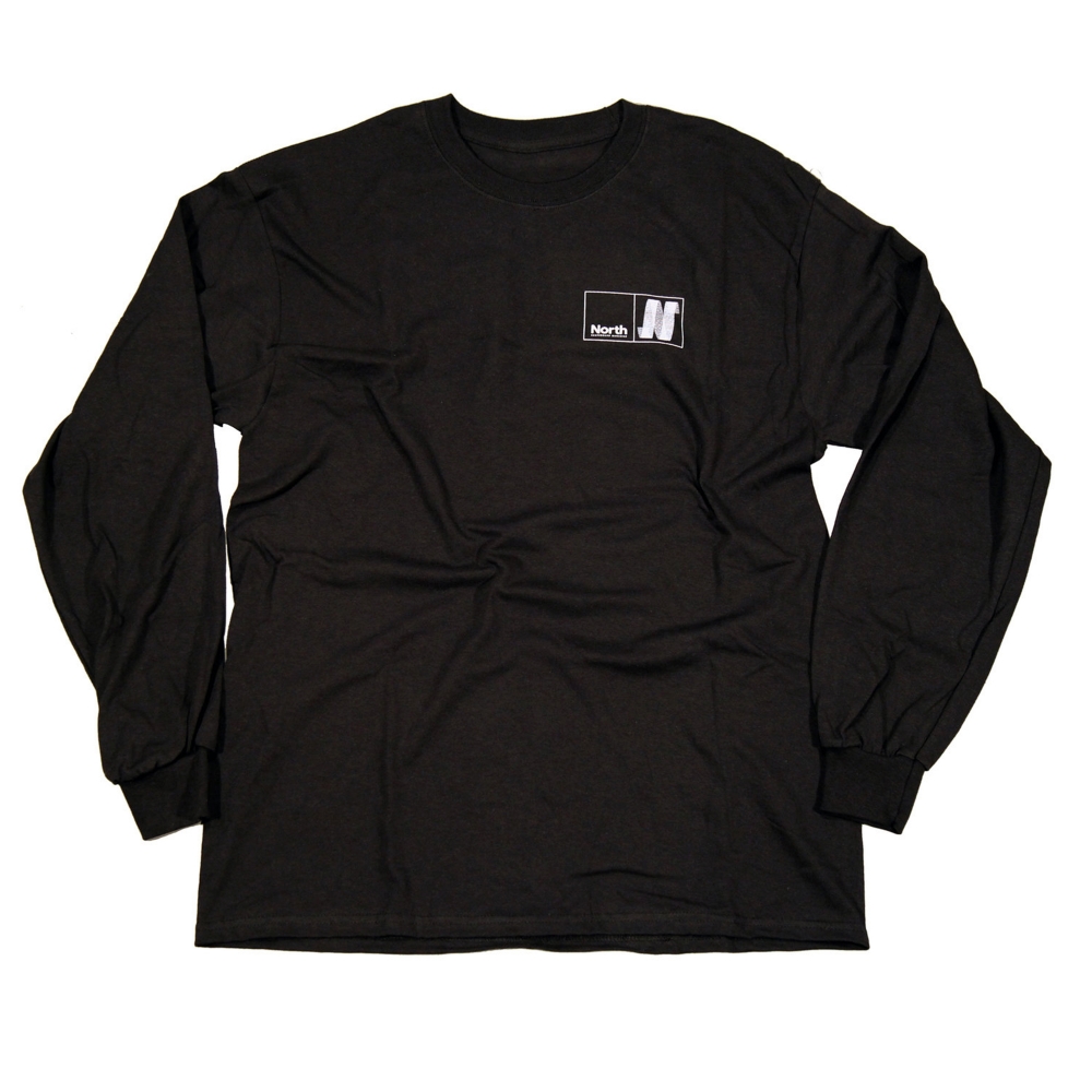 North N Logo Long Sleeve T-Shirt (Black/White)