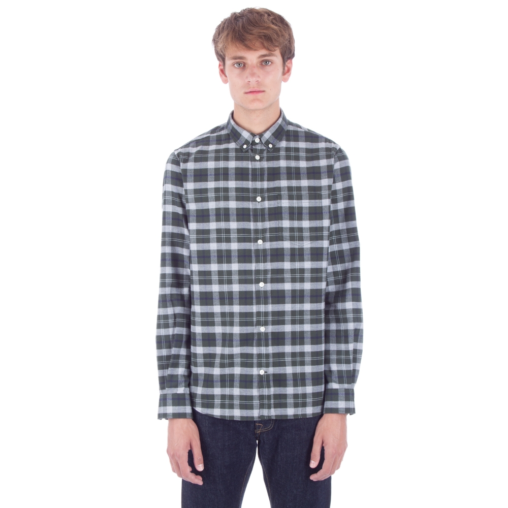 Norse Projects Anton Check Shirt (Moss)