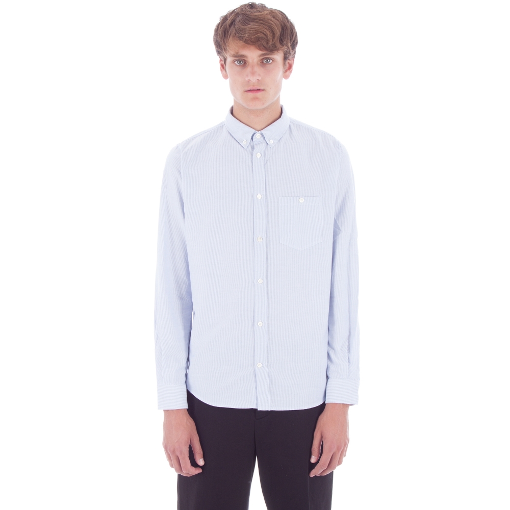Norse Projects Anton Oxford Shirt (Navy Stripes)