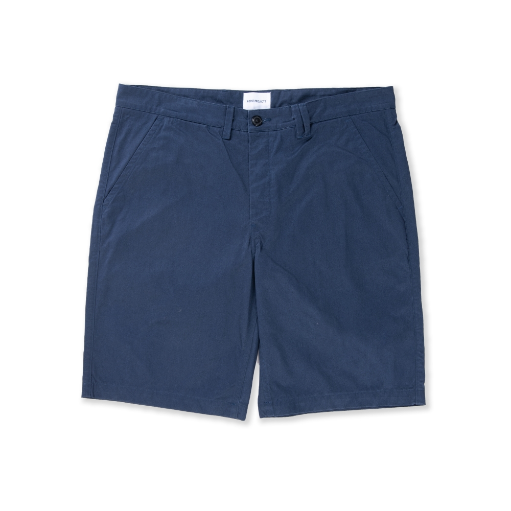 Norse Projects Aros Heavy Twill Short (Navy) - N35-0046 7000 - Consortium