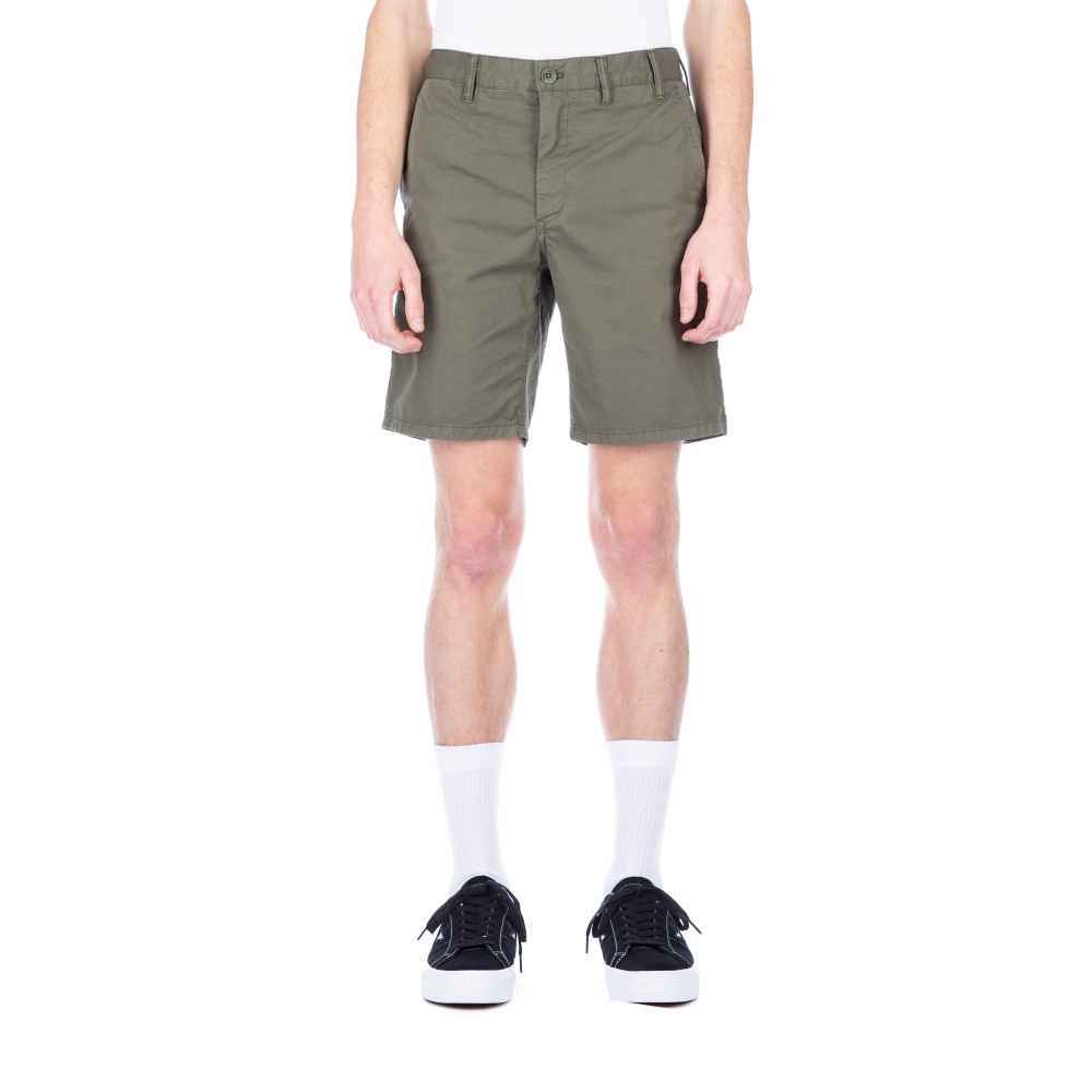 Norse Projects Aros Light Twill Shorts (Dried Olive)