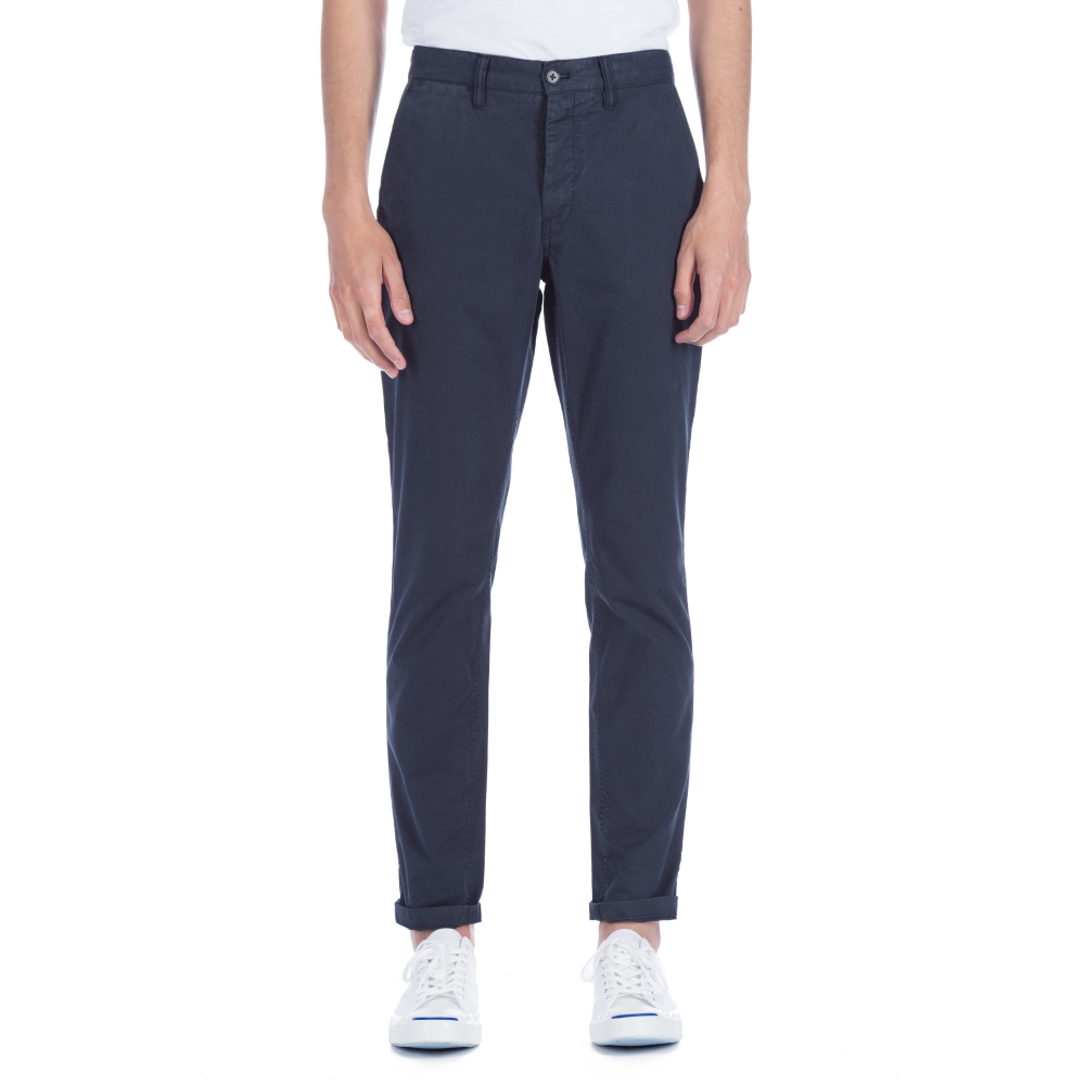 Norse Projects Aros Slim Light Twill Trousers (Dark Navy)