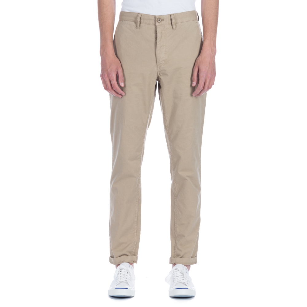 Norse Projects Aros Slim Light Twill Trousers (Khaki)