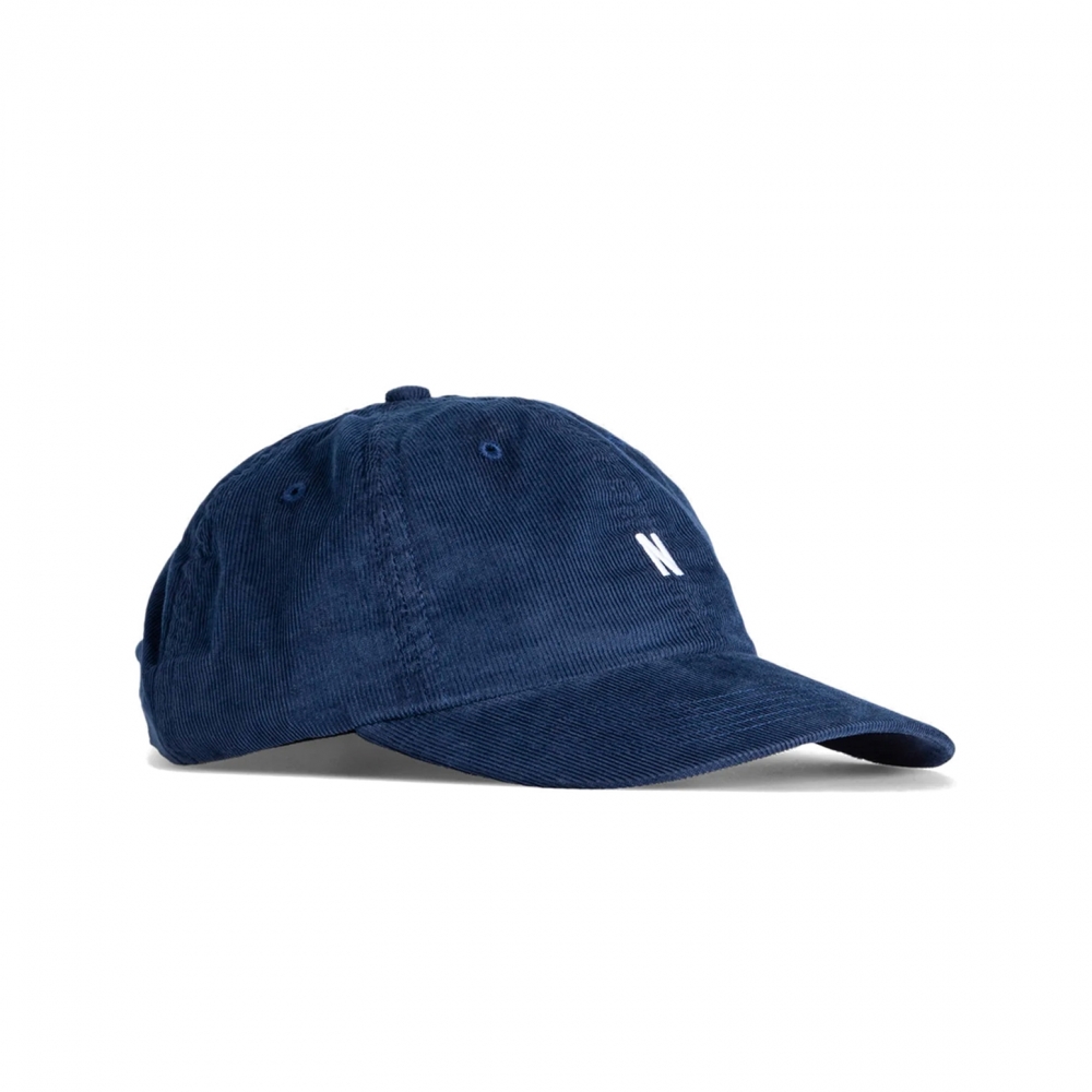 Norse Projects Baby Corduroy Sports Cap (Navy)