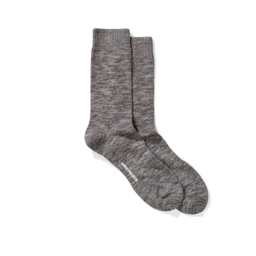 Norse Projects Bjarki Blend Socks (Charcoal Melange)