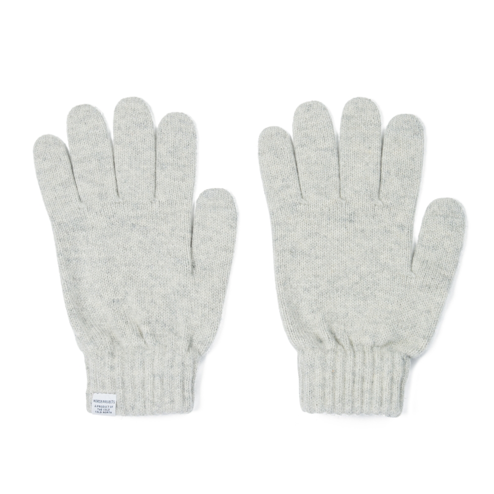 Norse Projects Gloves (Light Grey Melange)
