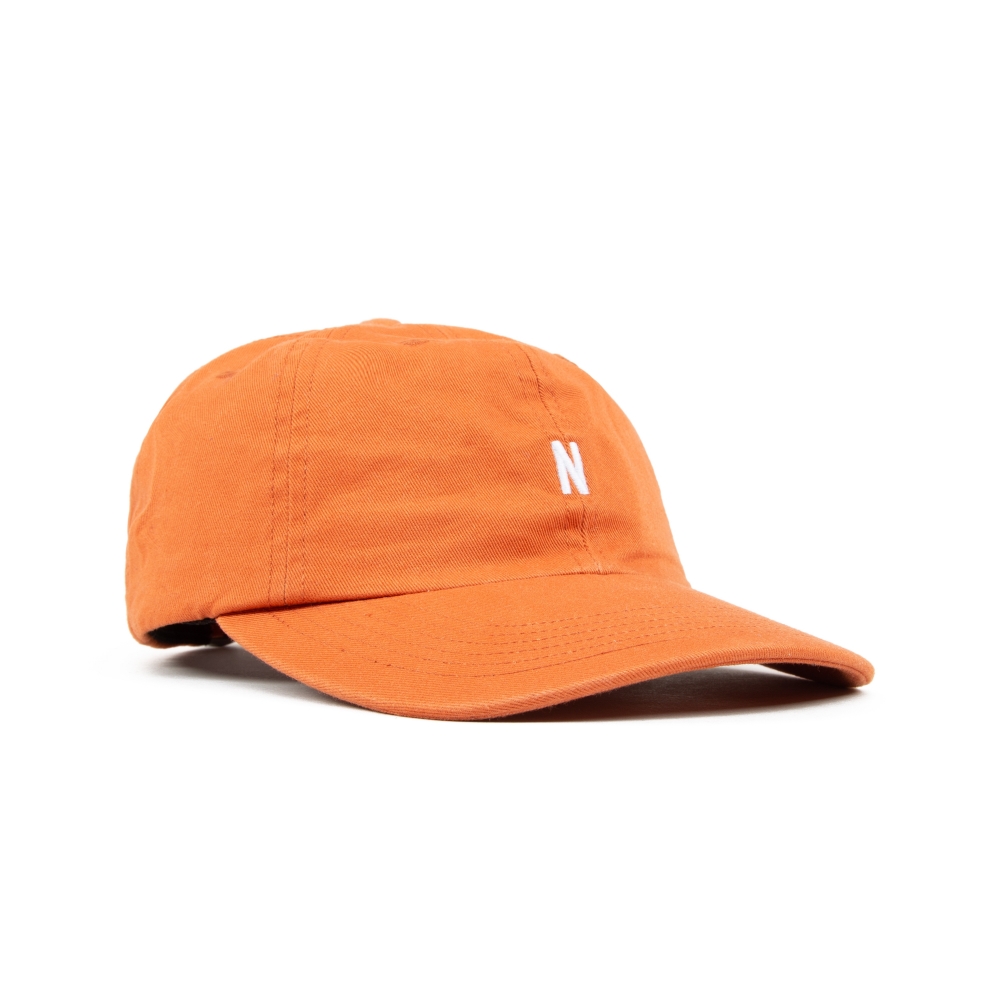 Norse Projects Light Twill Sports Cap (Burned Red)