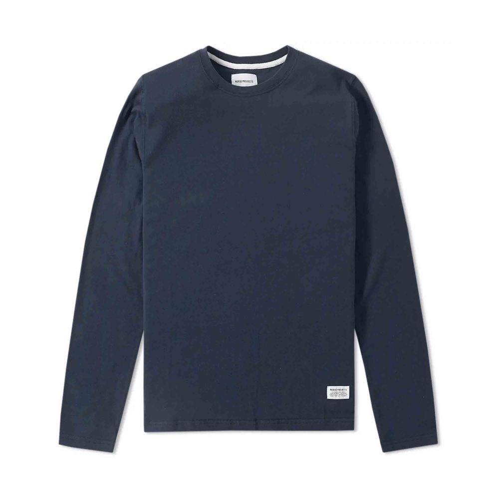 Norse Projects Niels Basic Long Sleeve T-Shirt (Navy)