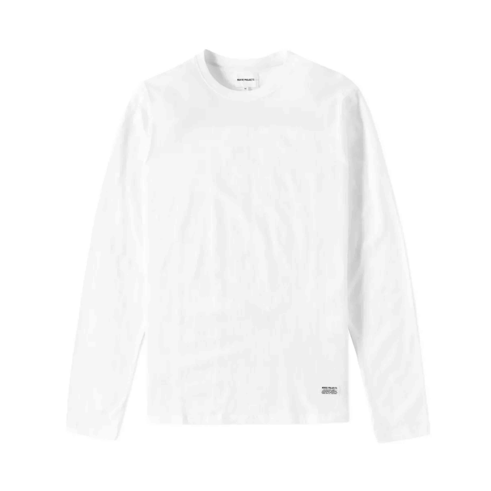 Norse Projects Niels Basic Long Sleeve T-Shirt (White)