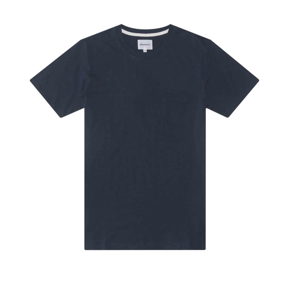 Norse Projects Niels Flame Overdye T-Shirt (Navy)