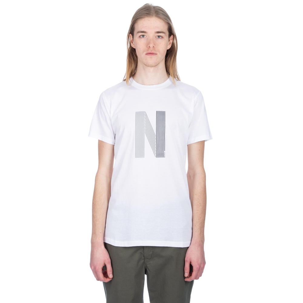 Norse Projects Niels Layer Logo T-Shirt (White)