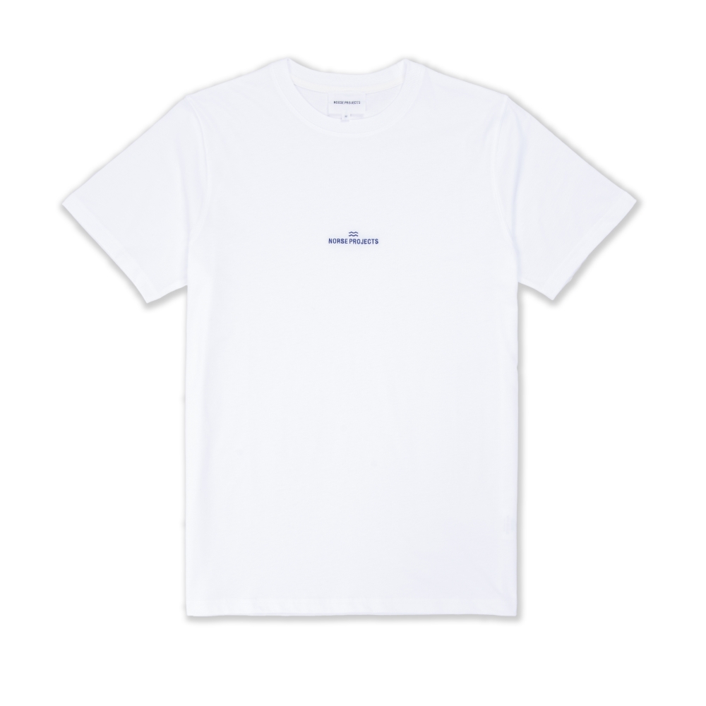 Norse Projects Niels Wave Logo T-Shirt (White)