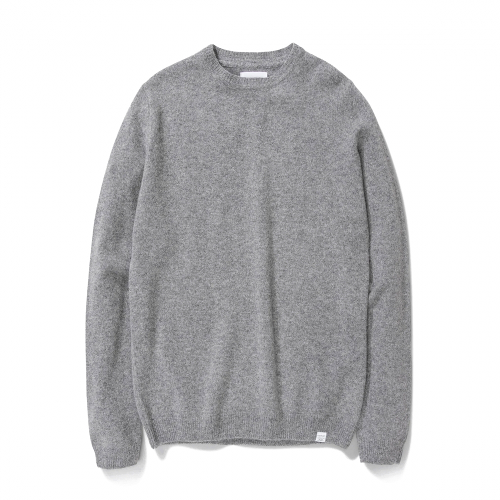 Norse Projects Sigfred Lambswool Jumper (Grey Melange)
