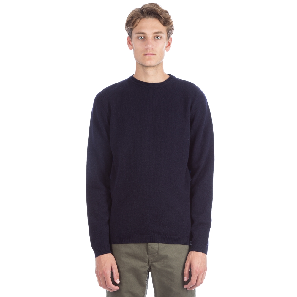 Norse Projects Sigfred Lambswool Jumper (Navy)