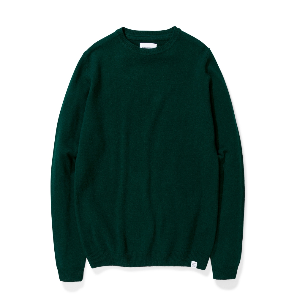 Norse Projects Sigfred Lambswool Jumper (Quartz Green)