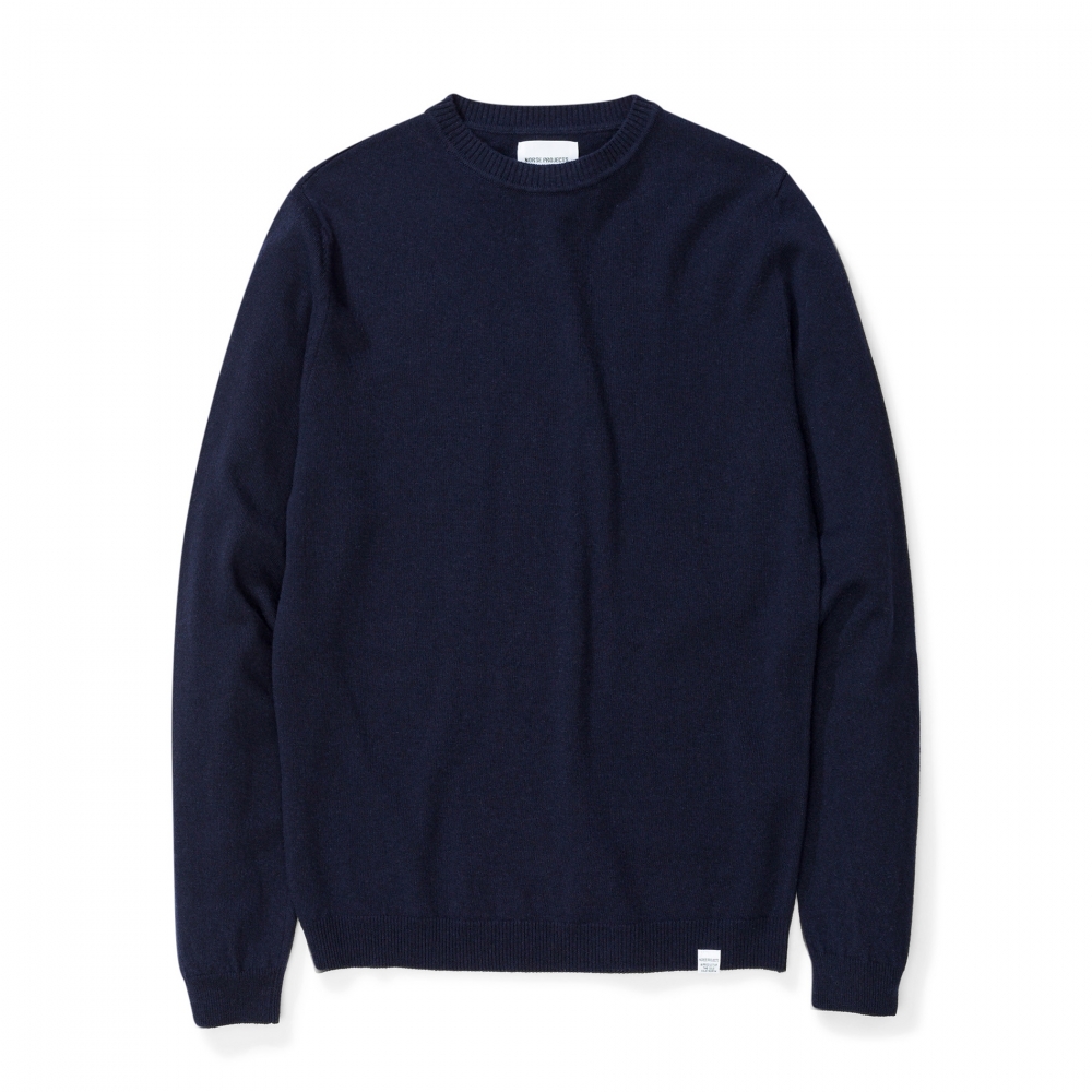 Norse Projects Sigfred Light Wool Jumper (Dark Navy)