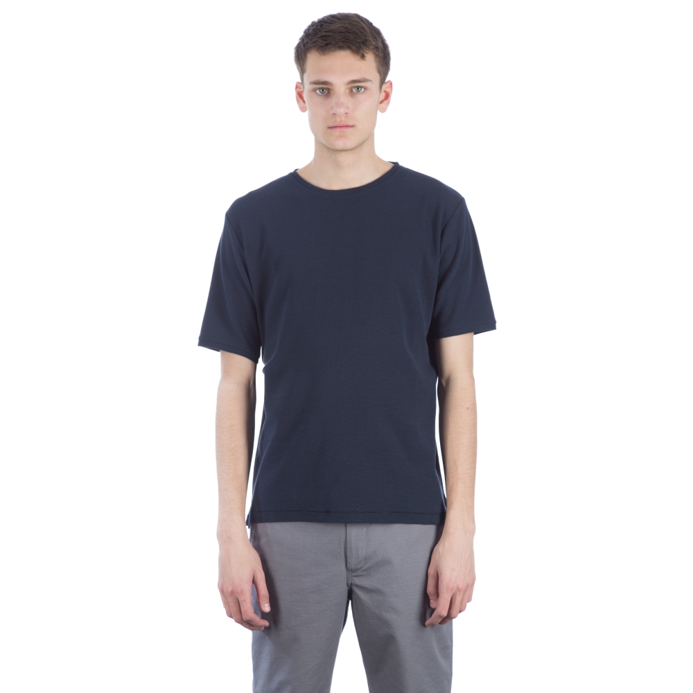 Norse Projects Thorvald Sport Waffle T-Shirt (Dark Navy)
