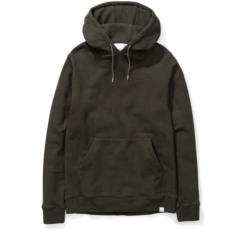 Norse Projects Vagn Classic Pullover Hooded Sweatshirt (Beech Green ...