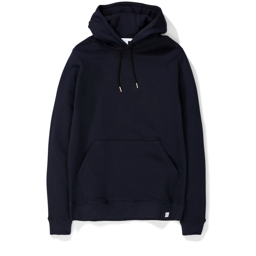 Norse Projects Vagn Classic Pullover Hooded Sweatshirt (Dark Navy)