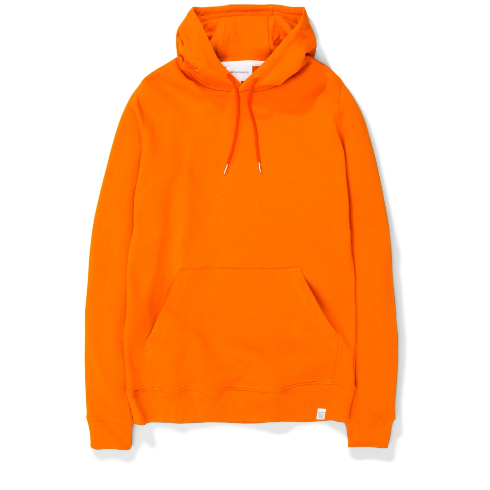 Norse Projects Vagn Classic Pullover Hooded Sweatshirt (Oxide Orange)