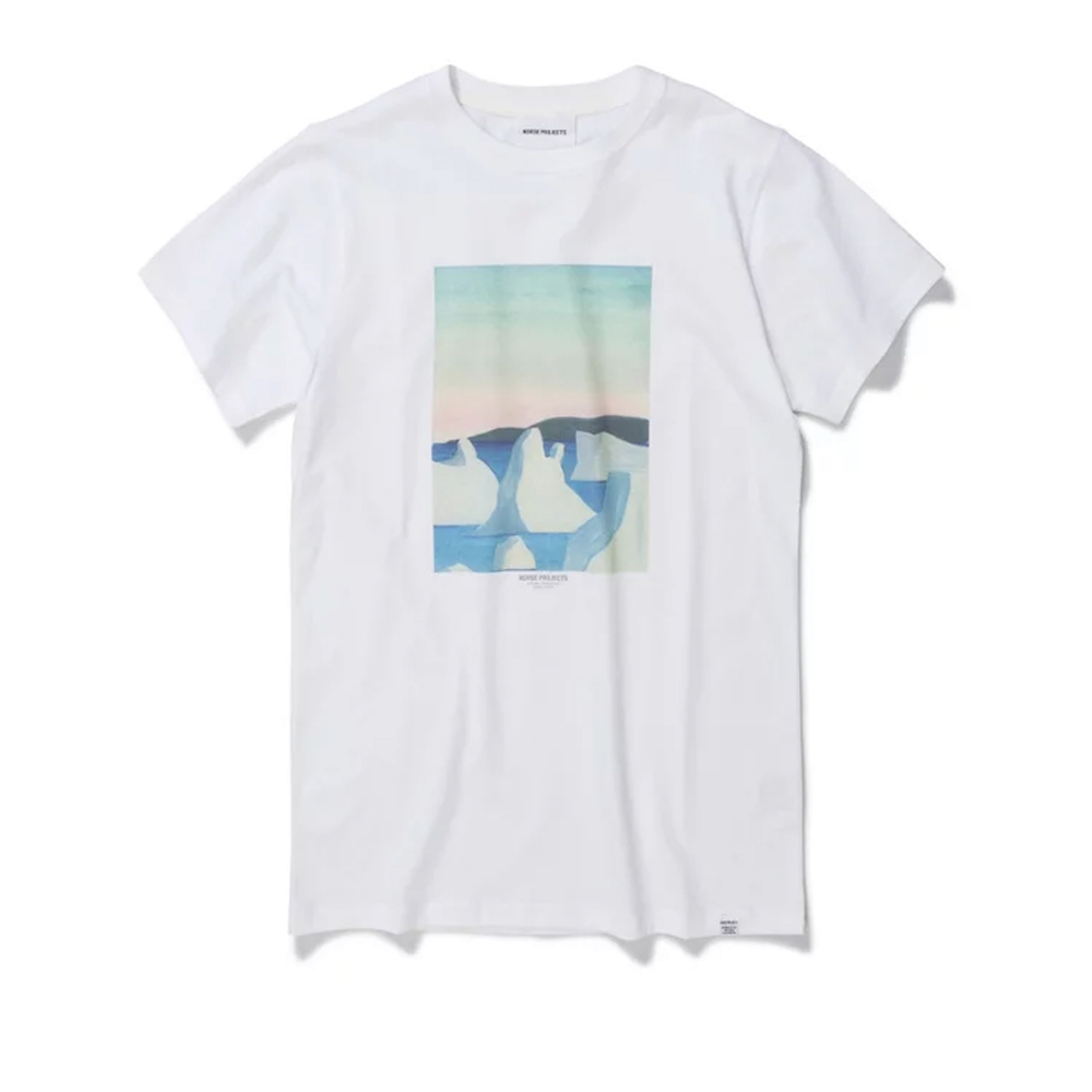 Norse Projects x Daniel Frost Icebergs T-Shirt (White)