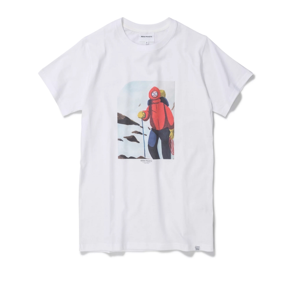 Norse Projects x Daniel Frost Mountaineer T-Shirt (White)