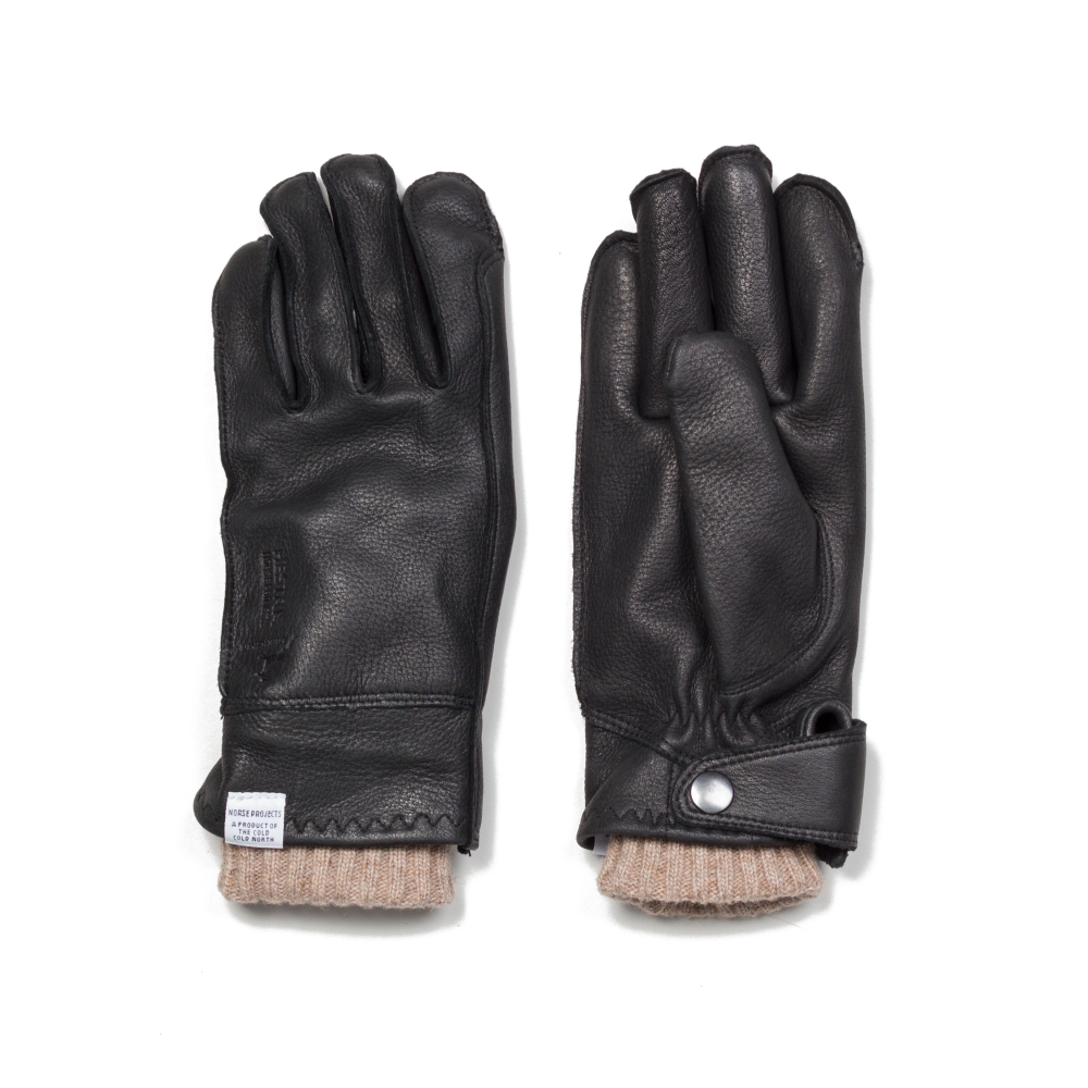 Norse Projects x Hestra Ivar Gloves (Black)