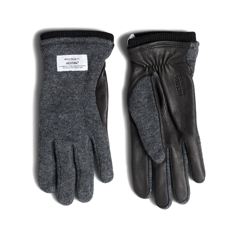 Norse Projects x Hestra Svante Gloves (Charcoal)