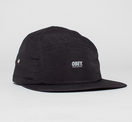 Obey Competition 5 Panel Cap (Black)