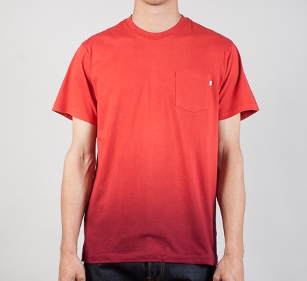 Obey Dipped Pocket T-Shirt (Burgundy)