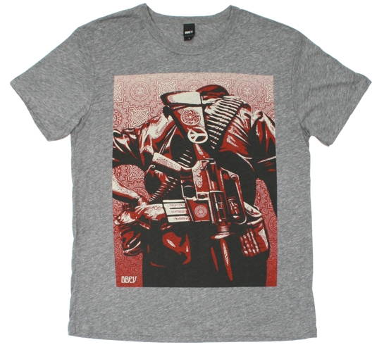 Obey Men's T-Shirt - Duality Of Humanity 2 (Heather)