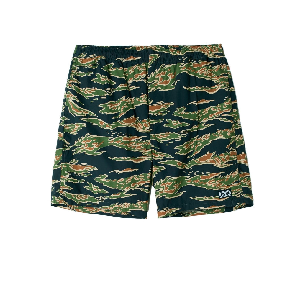 Obey Easy Jungle Shorts (Tiger Camo)