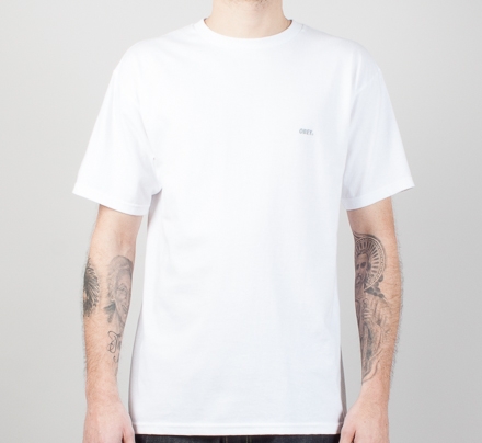 Obey Font Reflective T-Shirt (White)